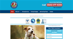 Desktop Screenshot of dogtrainingmobile.com