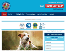 Tablet Screenshot of dogtrainingmobile.com